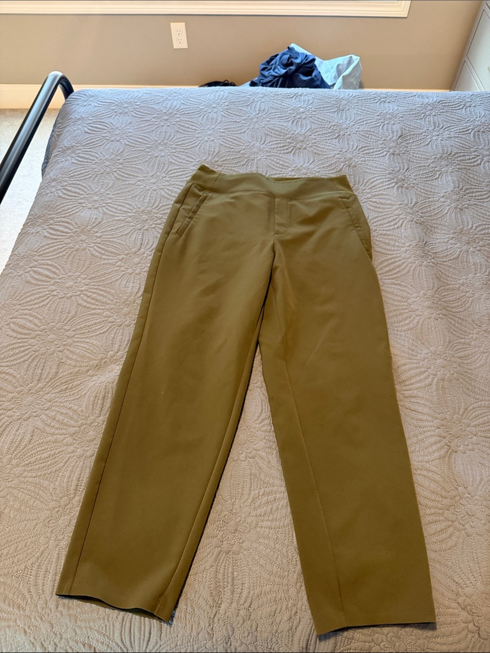Athleta Olive Straight-Leg Pants